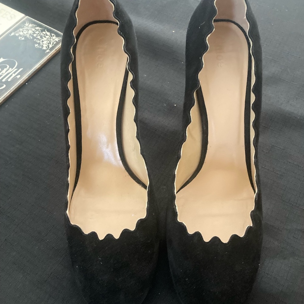 Chloe Black Heels